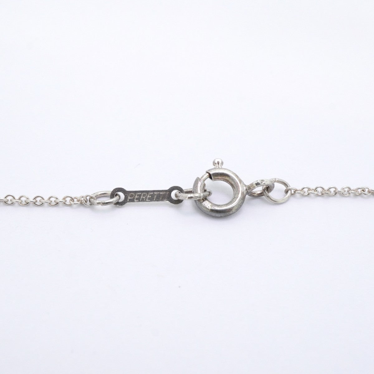 【6jeb0741】ティファニー ネックレス ビーン シルバー925【中古】レディース