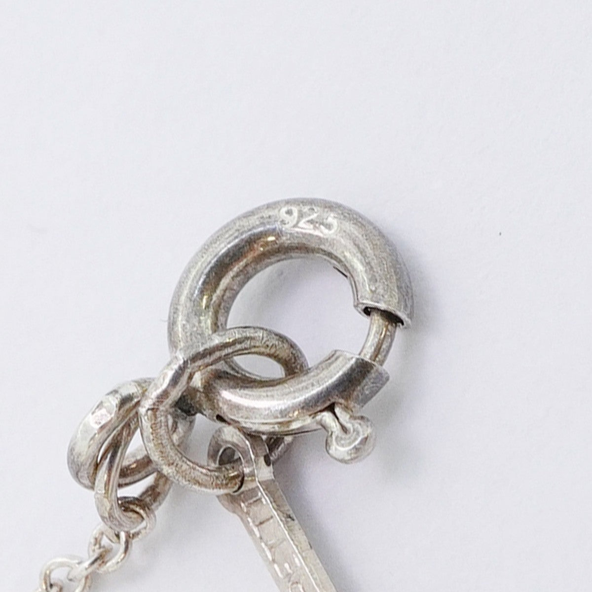 【6jeb0741】ティファニー ネックレス ビーン シルバー925【中古】レディース