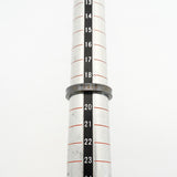 【6jeb0745-k】ティファニー リング ナロー チタン ブラック 19号【中古】レディース