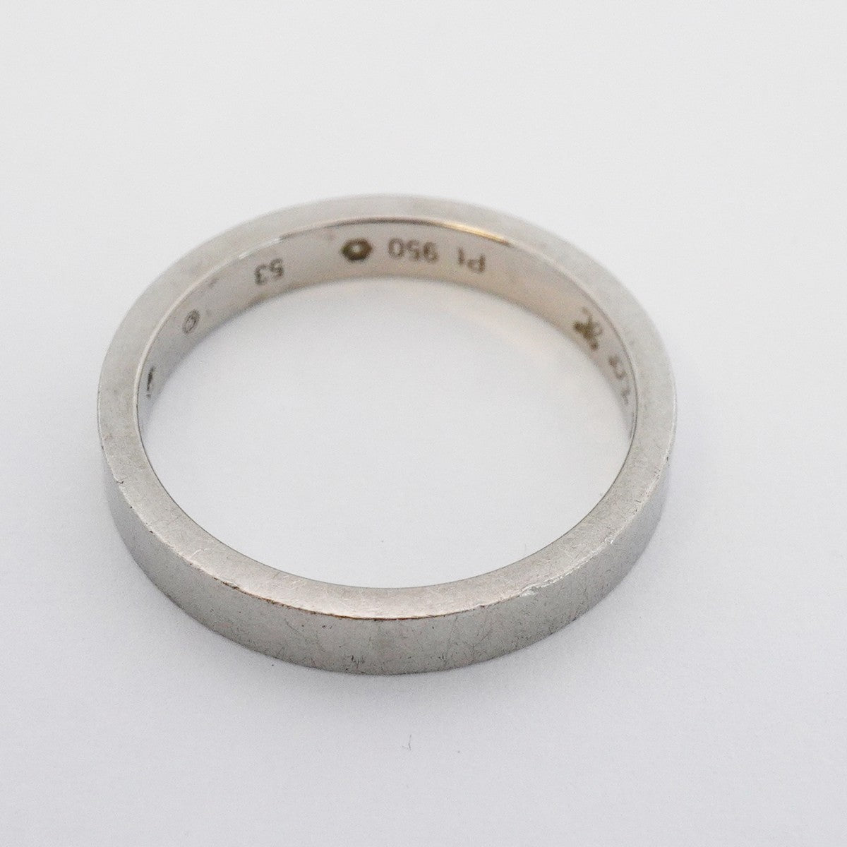 【6jeb0769】カルティエ リング Cドゥ/ウェディング 2PD Pt950 プラチナ ダイヤモンド ＃53【中古】レディース
