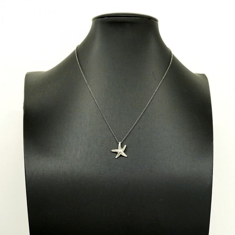 【6jeb0779】ティファニー ネックレス スターフィッシュ シルバー925【中古】レディース