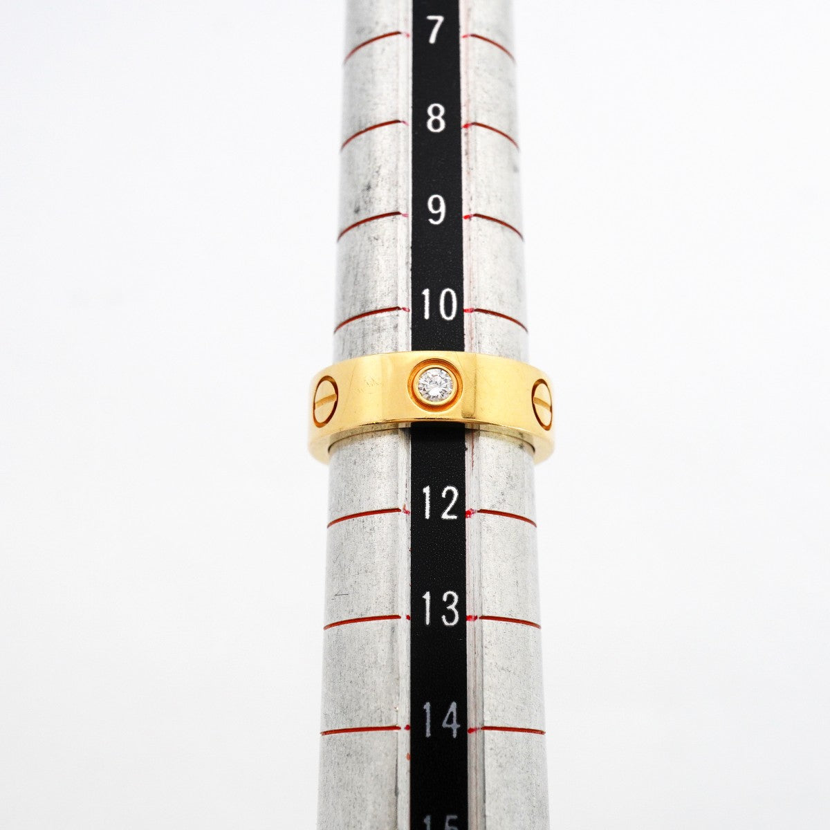 【6jeb0785】カルティエ リング ラブ 3PD K18YG イエローゴールド ダイヤモンド ＃51【中古】レディース