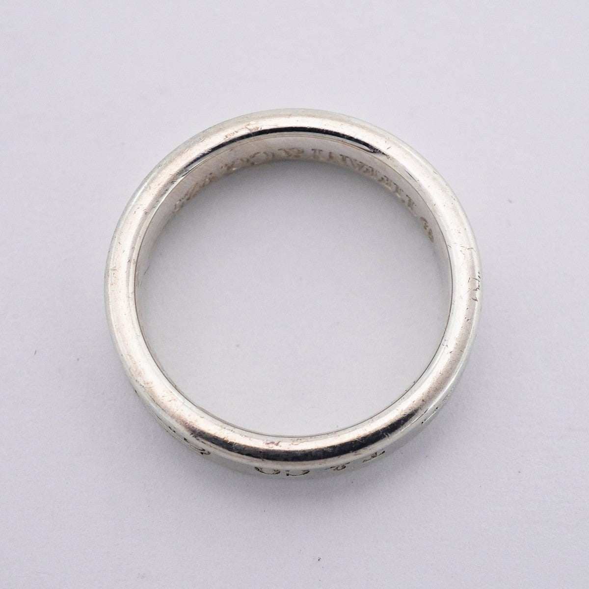 【6jeb0789】ティファニー リング ナロー シルバー925 10号【中古】レディース