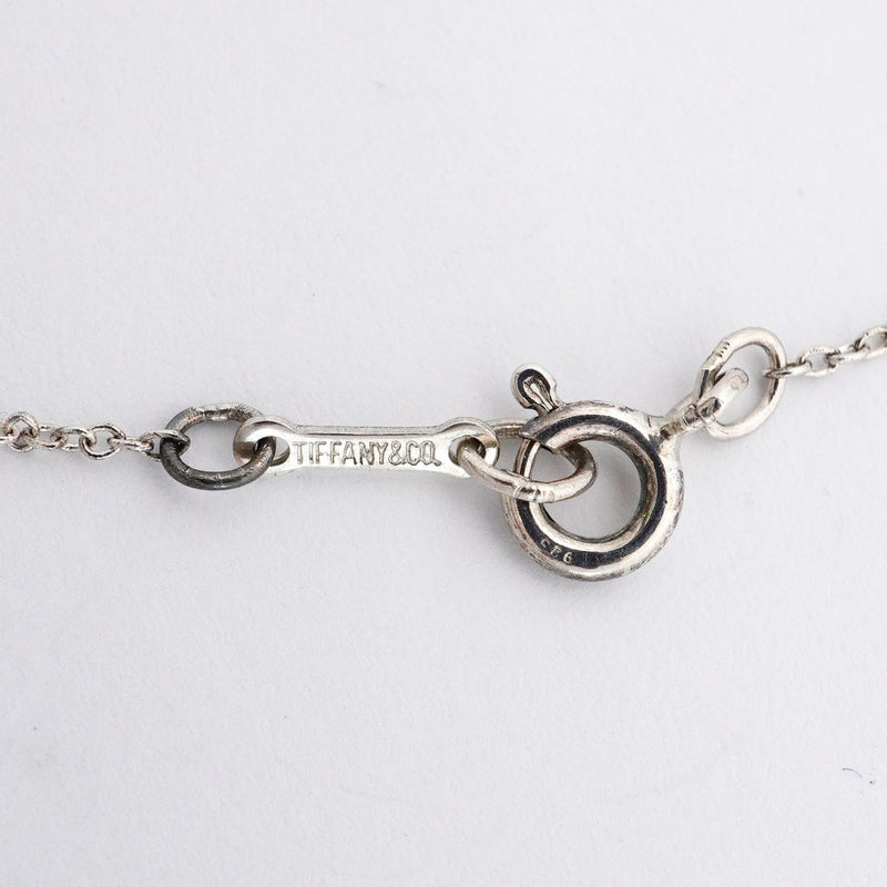 【6jeb0791】ティファニー ネックレス ビーン シルバー925【中古】レディース