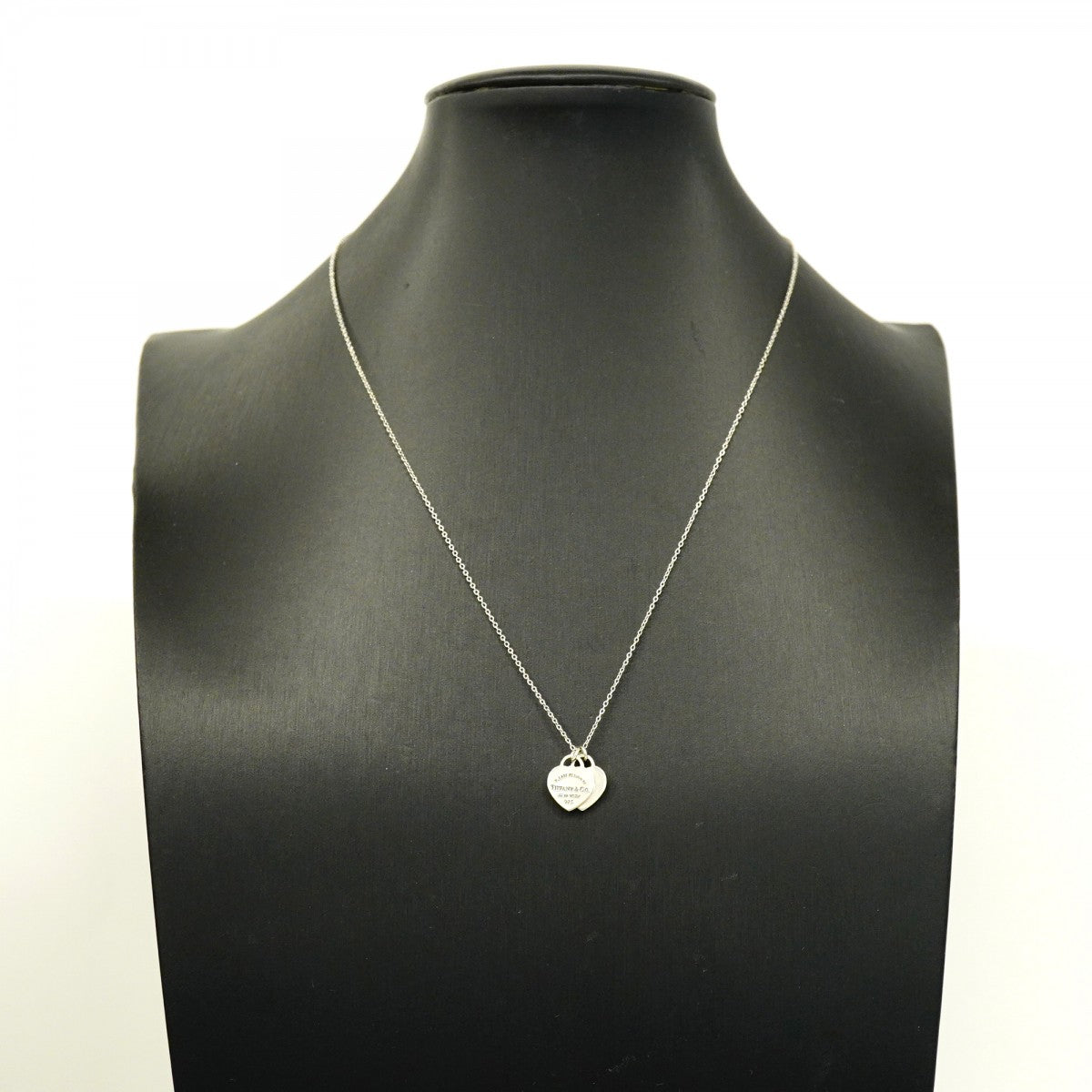 【6jeb0794】ティファニー ネックレス ダブルリターントゥハート シルバー925【中古】レディース