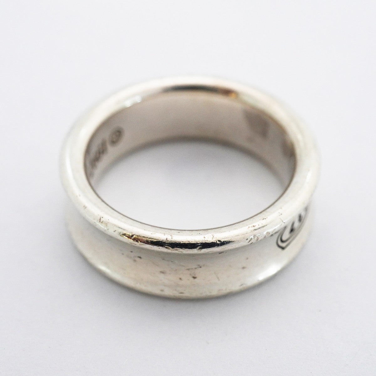 【6jeb0797-k】ティファニー リング ナロー シルバー925 14号【中古】レディース
