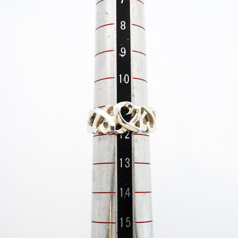 【6jeb0798-k】ティファニー リング トリプルラビングハート シルバー925 11号【中古】レディース