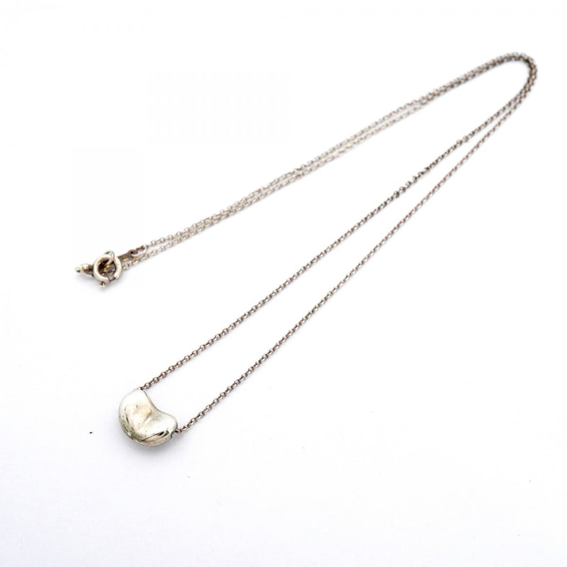 【6jeb0801-k】ティファニー ネックレス ビーン シルバー925【中古】レディース