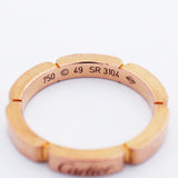 【6jeb0814】カルティエ リング マイヨンパンテール K18PG ピンクゴールド ＃49【中古】レディース