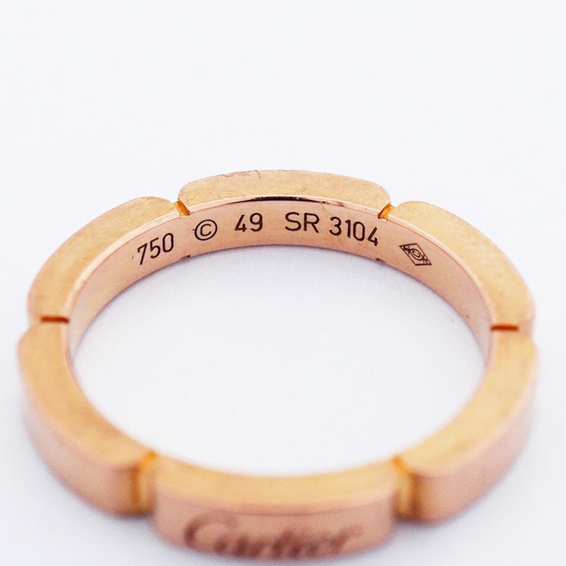 【6jeb0814】カルティエ リング マイヨンパンテール K18PG ピンクゴールド ＃49【中古】レディース