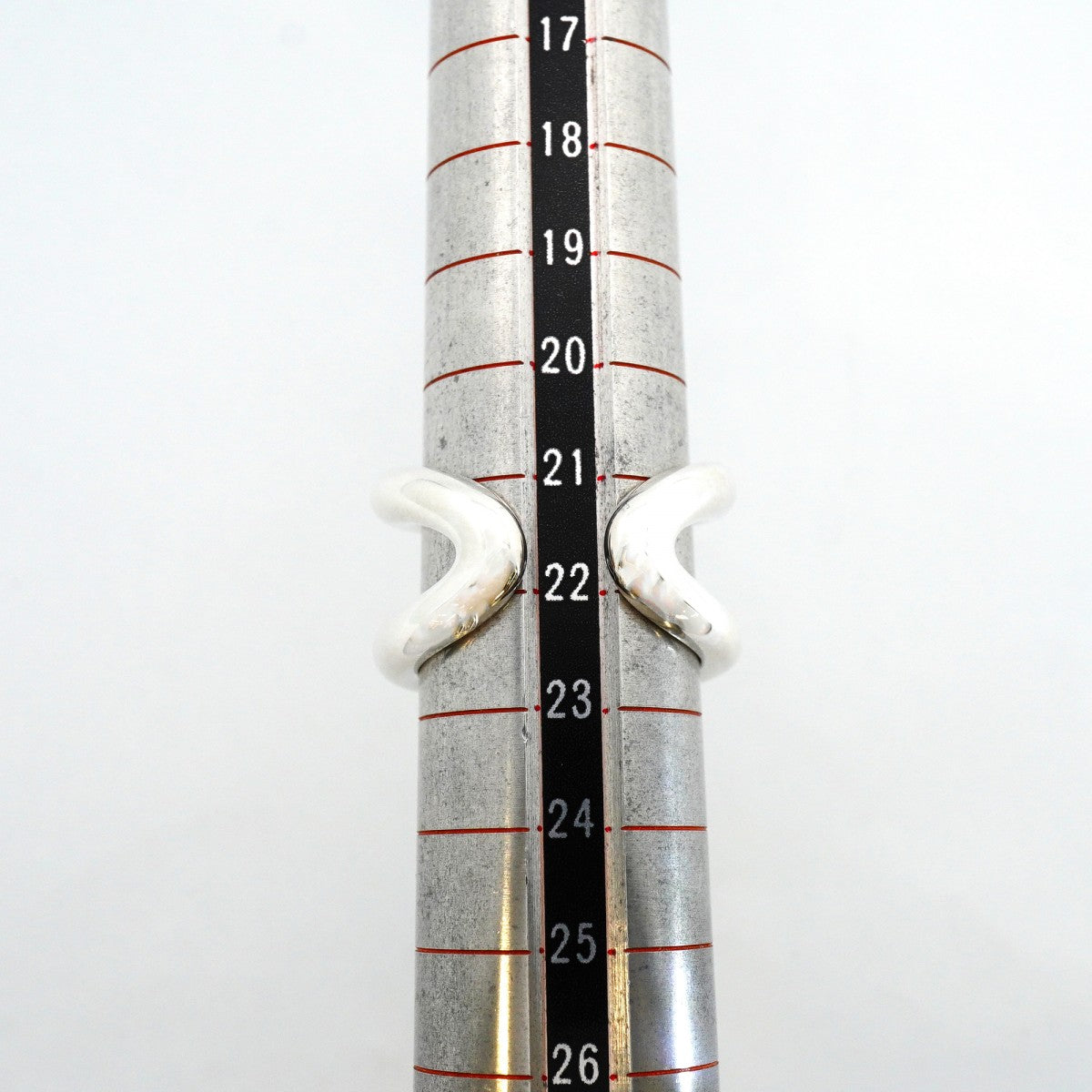 【6jeb0816】エルメス リング オスモズGM シルバー925 ＃62【中古】メンズ