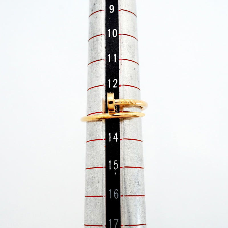 【6jeb0817】カルティエ リング ジュストアンクル SM K18PG ピンクゴールド ＃53【中古】レディース
