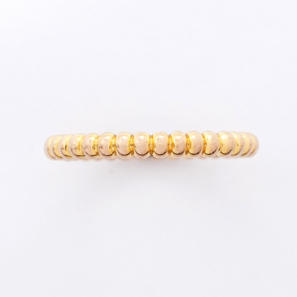 【6jeb0827】ヴァンクリーフ＆アーペル リング ペルレ スモール K18PG ピンクゴールド ＃50【中古】レディース