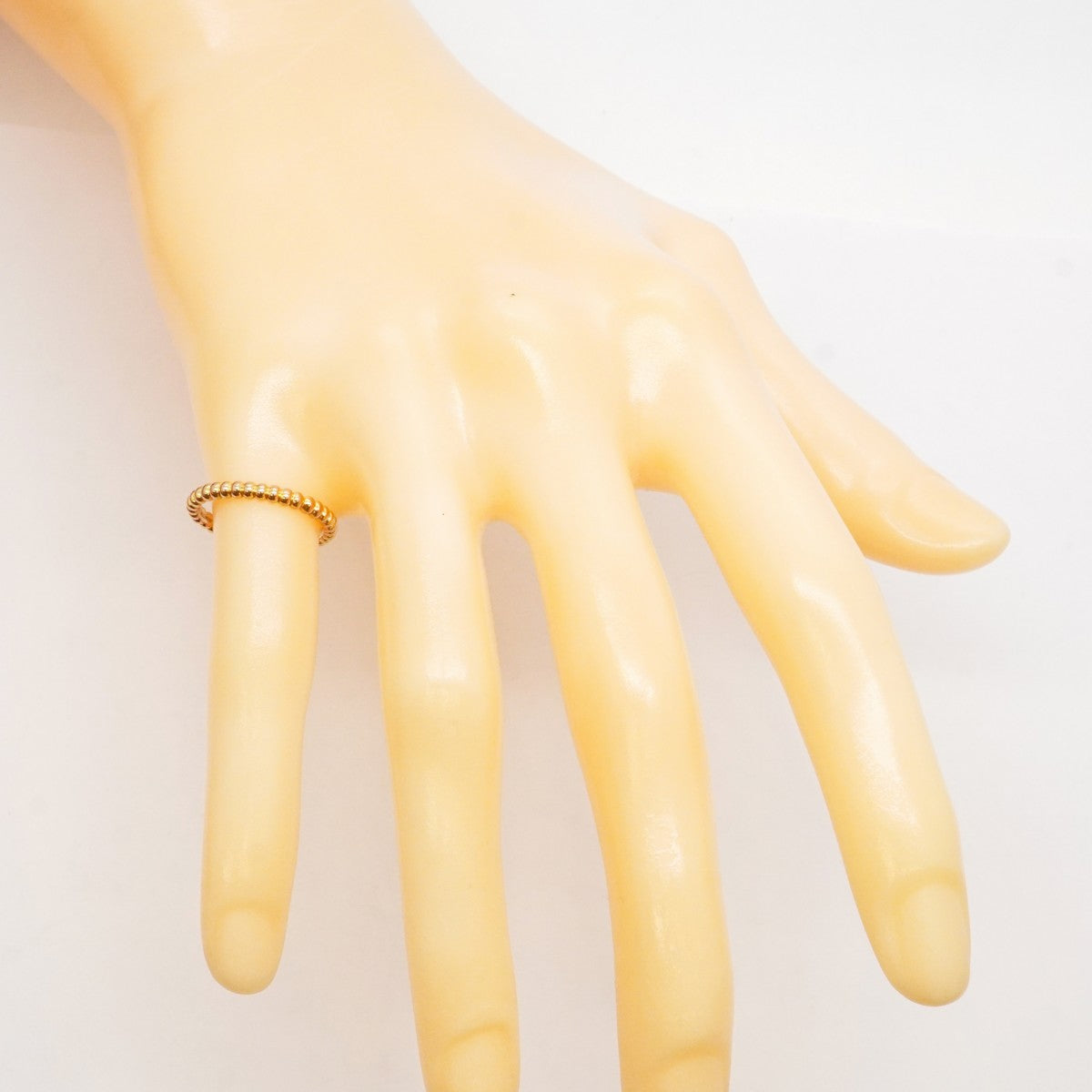 【6jeb0827】ヴァンクリーフ＆アーペル リング ペルレ スモール K18PG ピンクゴールド ＃50【中古】レディース
