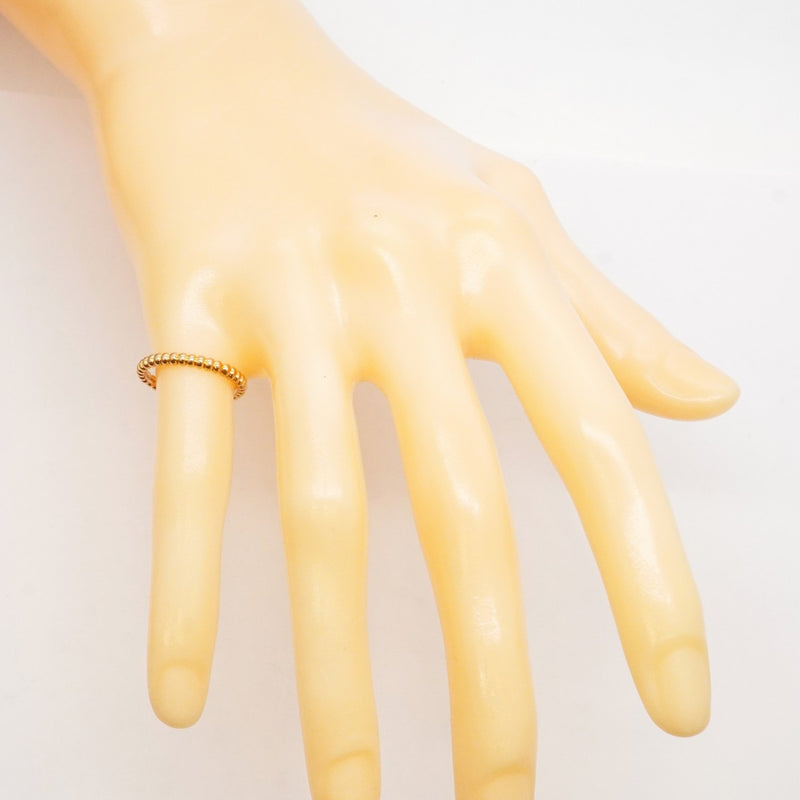 【6jeb0827】ヴァンクリーフ＆アーペル リング ペルレ スモール K18PG ピンクゴールド ＃50【中古】レディース