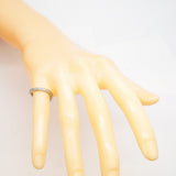 【6jeb0829】シャネル リング リュバンドゥ ハーフエタニティ Pt950 プラチナ ダイヤモンド ＃49【中古】レディース