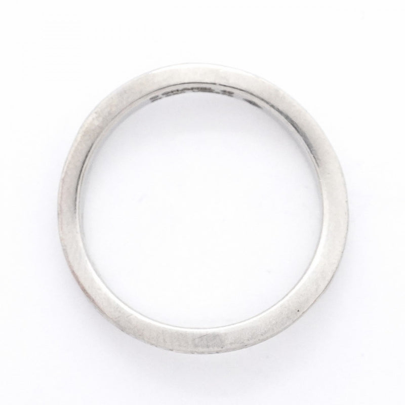 【6jeb0829】シャネル リング リュバンドゥ ハーフエタニティ Pt950 プラチナ ダイヤモンド ＃49【中古】レディース