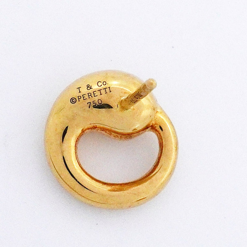 【6jeb0878】ティファニー ピアス エターナルサークル K18YG イエローゴールド【中古】レディース