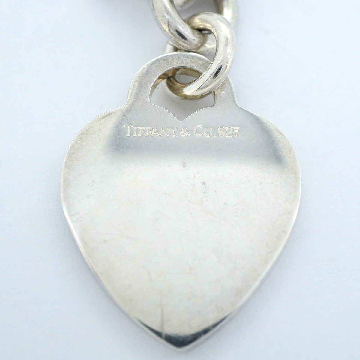 【6jeb0887】ティファニー ネックレス ハートタグ/トグル シルバー925【中古】レディース