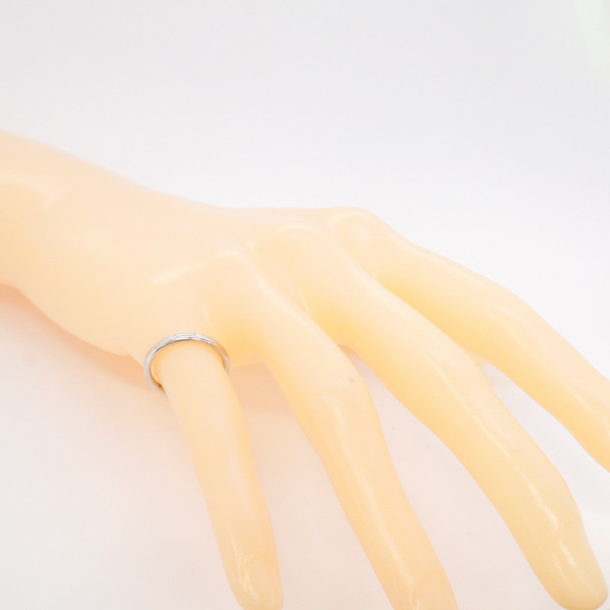 【6jeb0909】シャネル リング ジョンパリジャン 3PD Pt950 プラチナ ダイヤモンド ＃48【中古】レディース