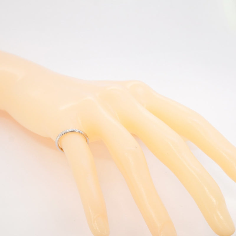 【6jeb0909】シャネル リング ジョンパリジャン 3PD Pt950 プラチナ ダイヤモンド ＃48【中古】レディース