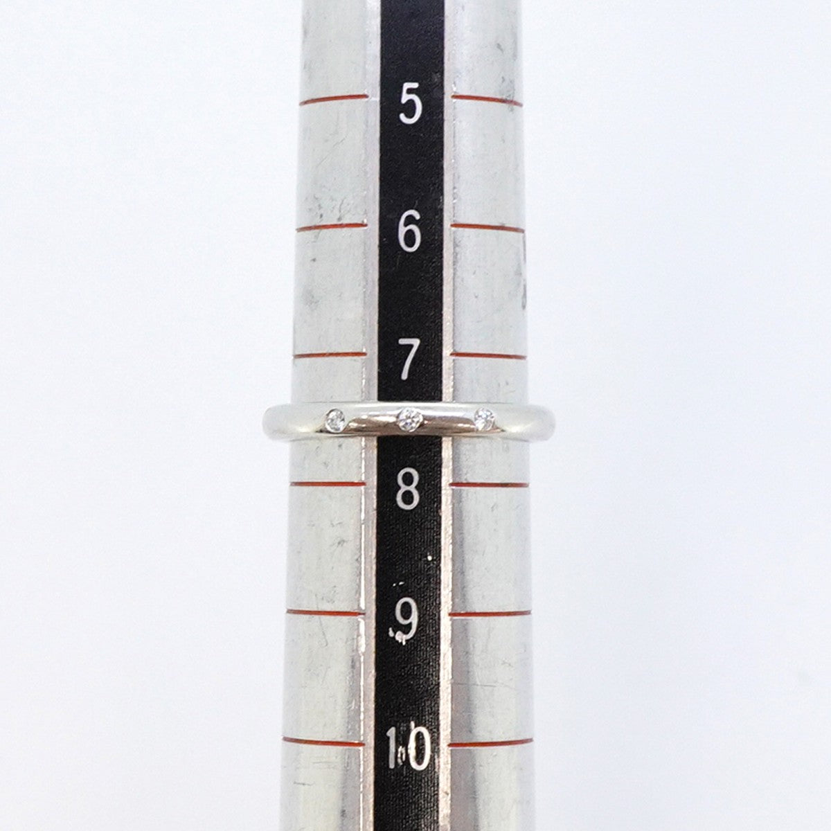 【6jeb0909】シャネル リング ジョンパリジャン 3PD Pt950 プラチナ ダイヤモンド ＃48【中古】レディース