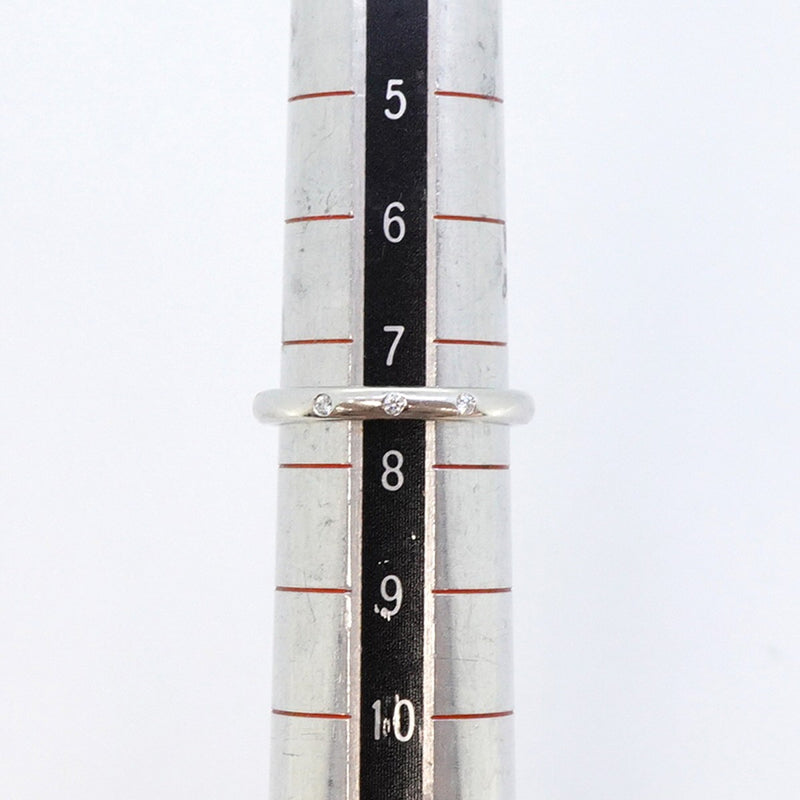 【6jeb0909】シャネル リング ジョンパリジャン 3PD Pt950 プラチナ ダイヤモンド ＃48【中古】レディース