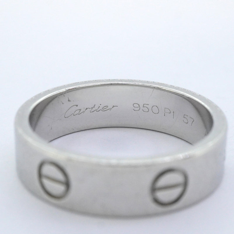 【6jeb0911】カルティエ リング ラブ Pt950 プラチナ ＃57【中古】メンズ