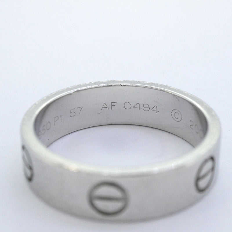 【6jeb0911】カルティエ リング ラブ Pt950 プラチナ ＃57【中古】メンズ