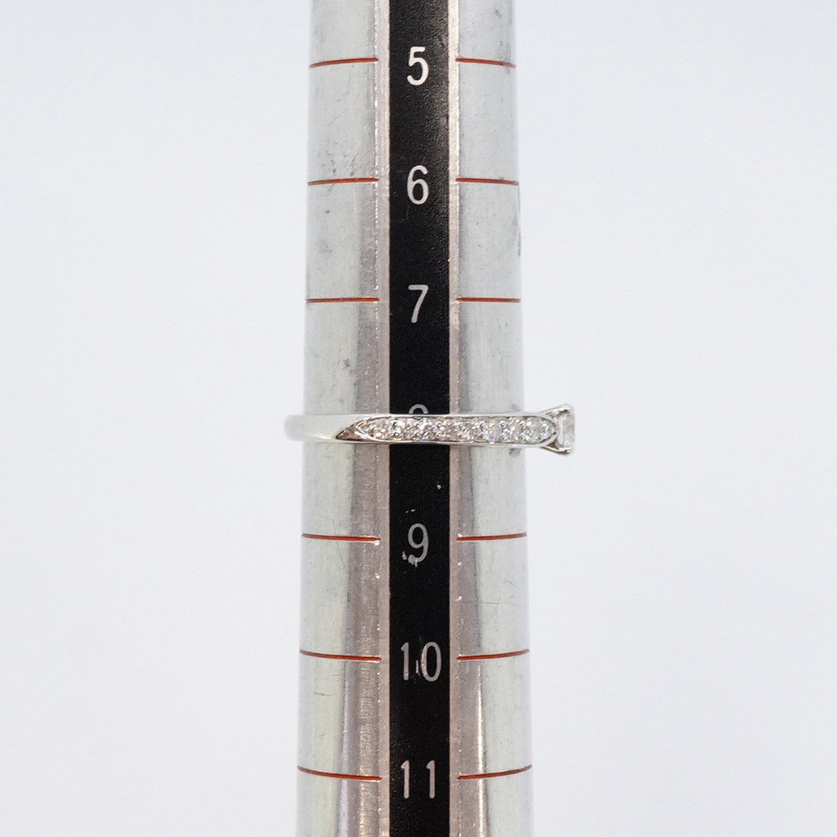 【6jeb0912】ティファニー リング ハーモニー Pt950 プラチナ ダイヤモンド 0.21ct 8号【中古】レディース
