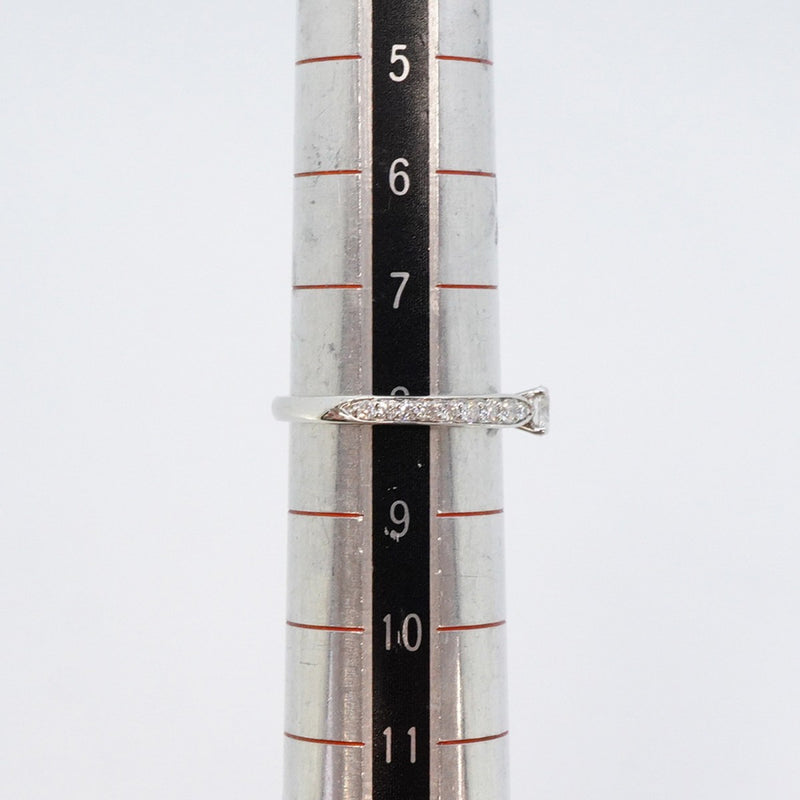 【6jeb0912】ティファニー リング ハーモニー Pt950 プラチナ ダイヤモンド 0.21ct 8号【中古】レディース