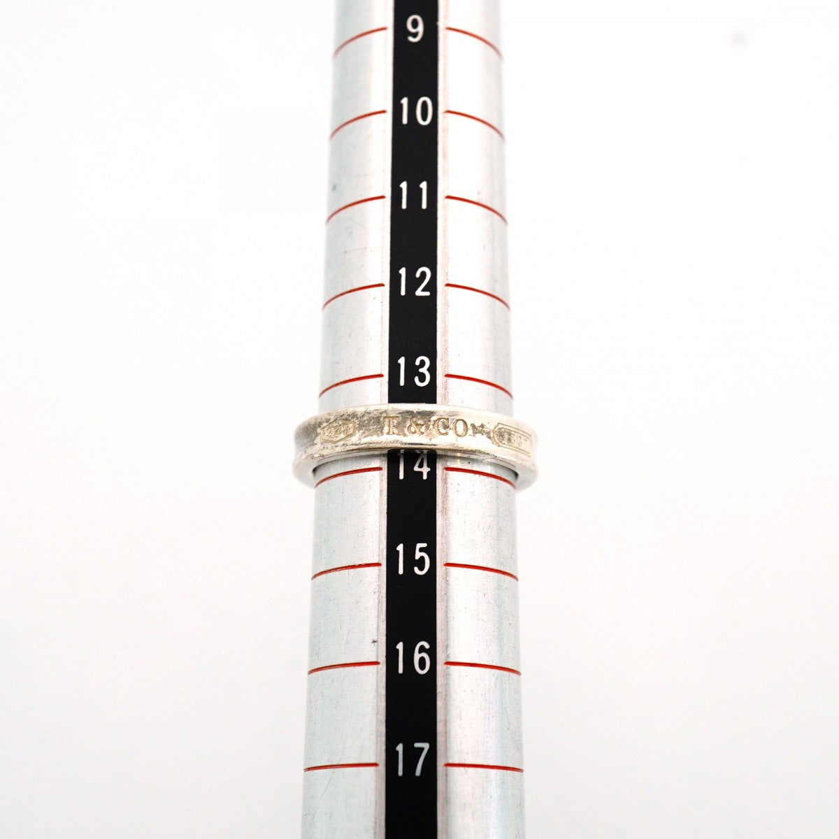 【6jeb0913-k】ティファニー リング ナロー シルバー925 13.5号【中古】レディース