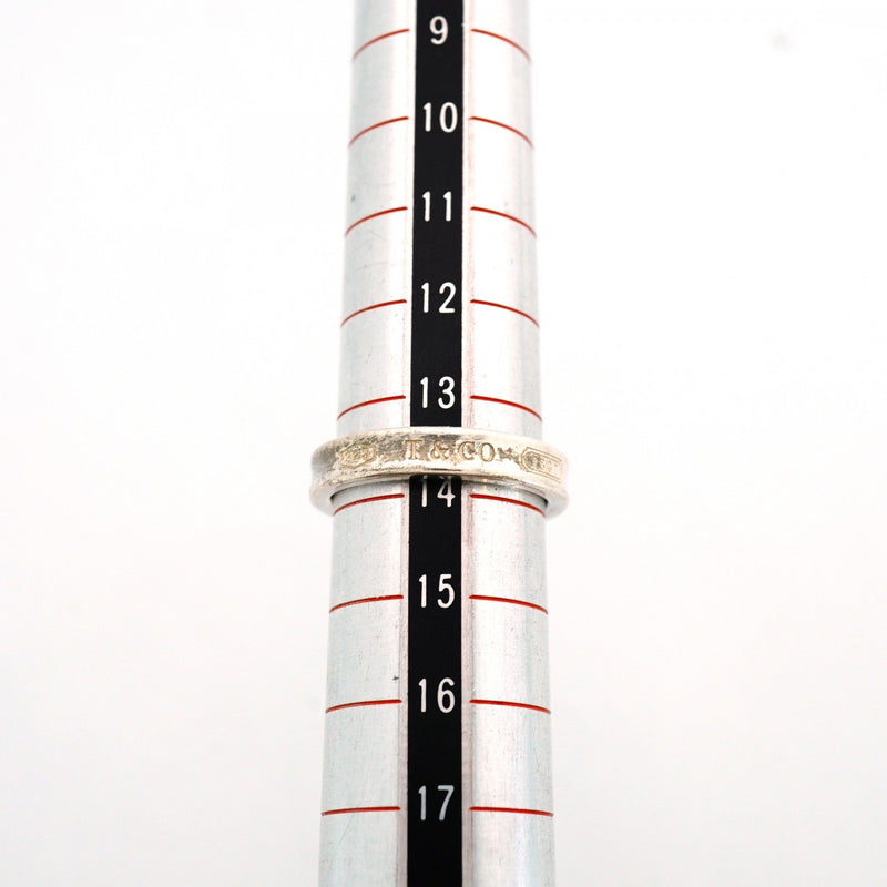 【6jeb0913-k】ティファニー リング ナロー シルバー925 13.5号【中古】レディース