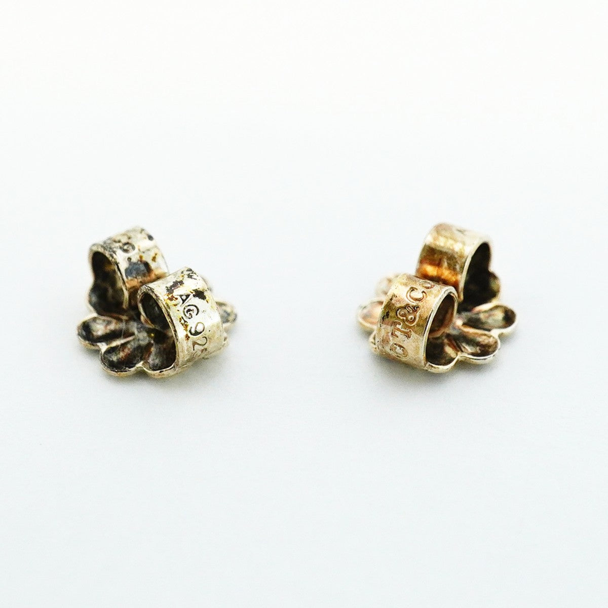 【6jeb0915-k】ティファニー ピアス ジーグフェルド シルバー925 パール【中古】レディース