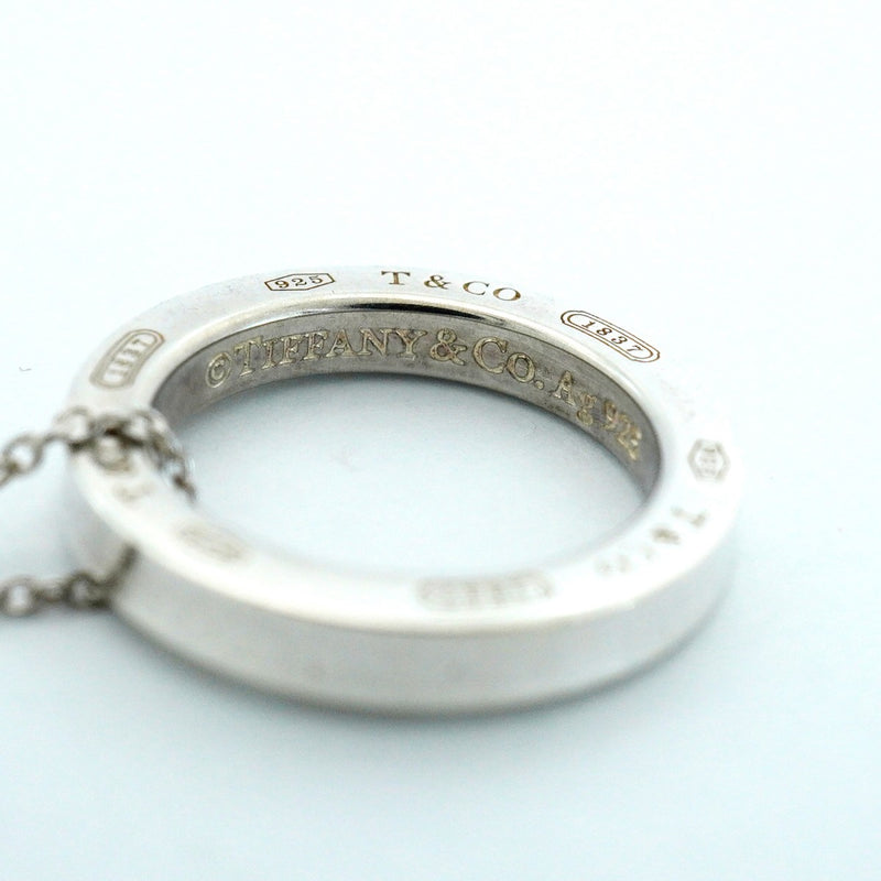 【6jeb0920-k】ティファニー ネックレス 1837/サークル シルバー925【中古】レディース