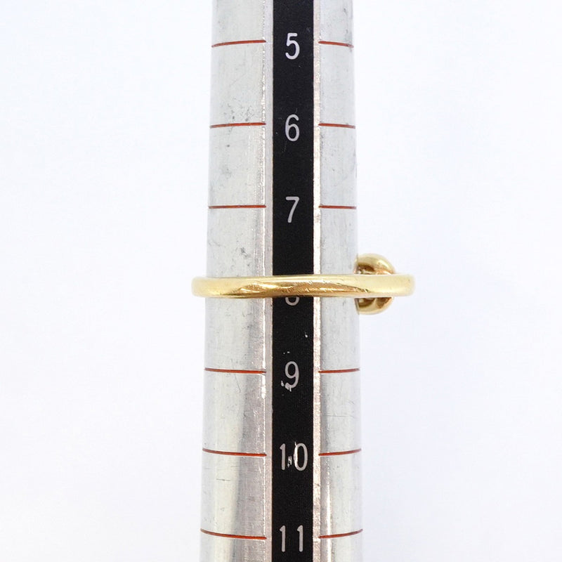 【6jeb0929】ティファニー リング ノット K18YG イエローゴールド 8号【中古】レディース