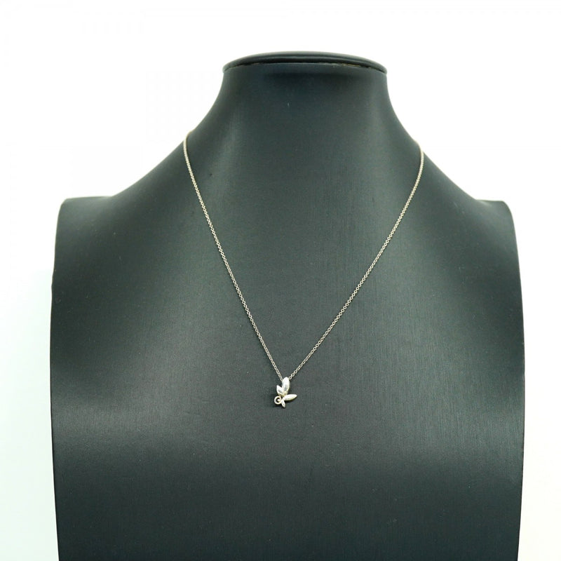 【6jeb0935】ティファニー ネックレス オリーブリーフ シルバー925【中古】レディース