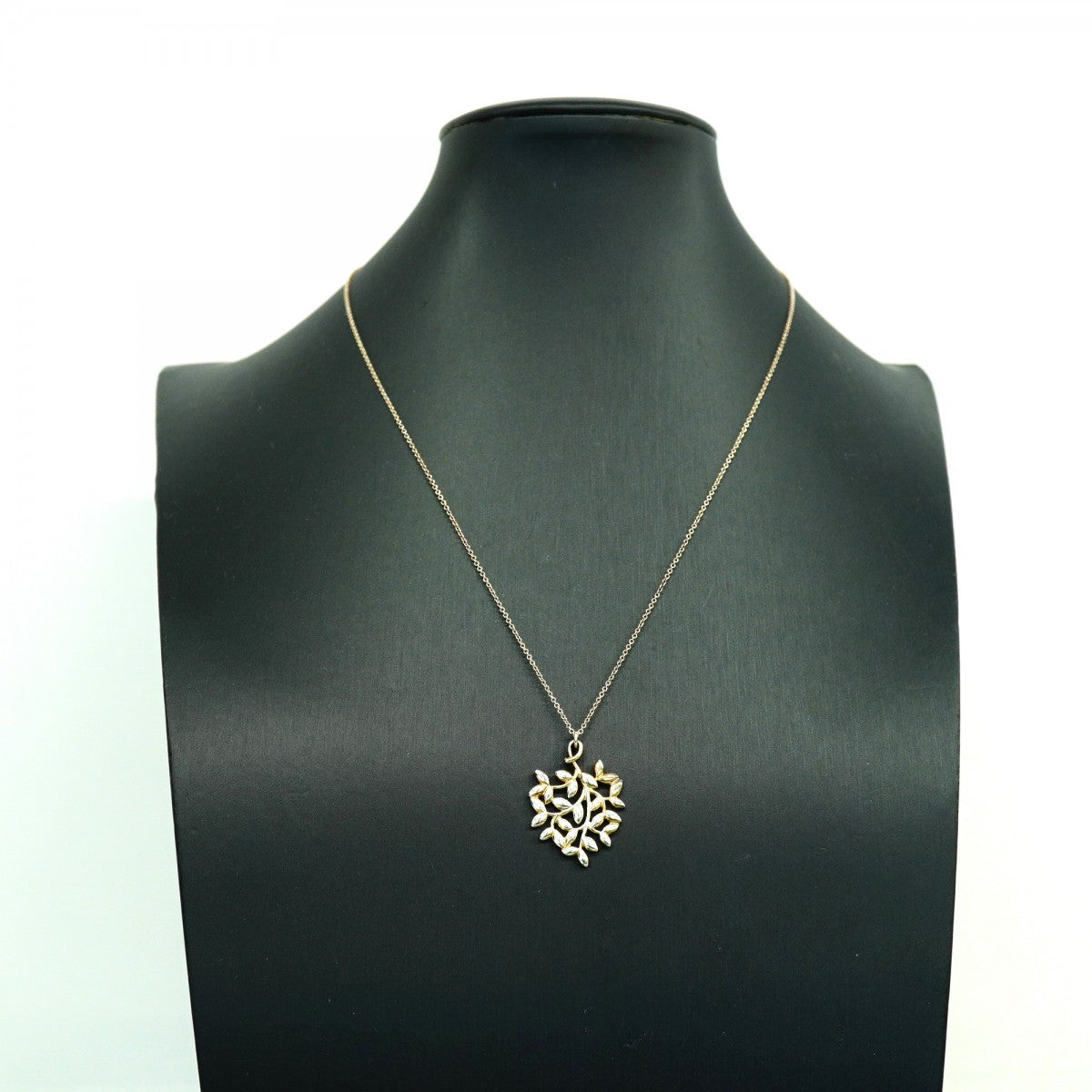 【6jeb0936】ティファニー ネックレス オリーブリーフ シルバー925【中古】レディース