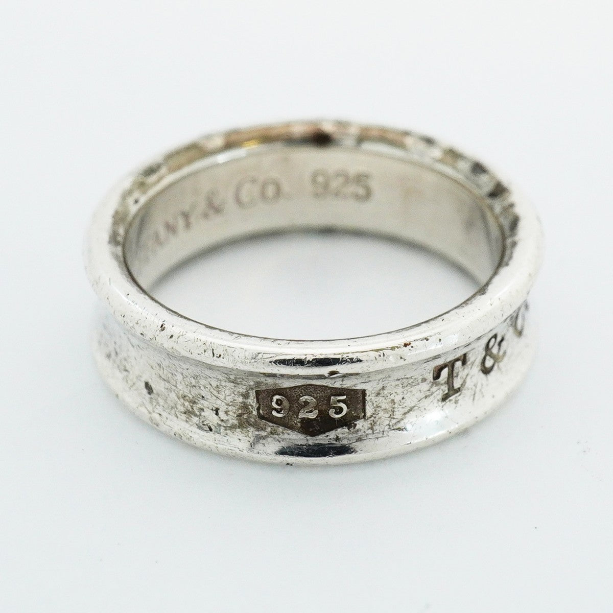 【6jfb0001-k】ティファニー リング ナロー シルバー925 18号【中古】レディース