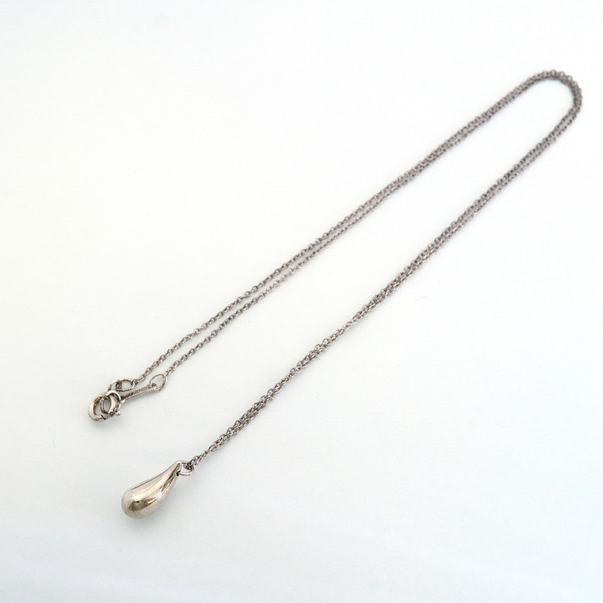【6jfb0009-k】ティファニー ネックレス ティアドロップ シルバー925【中古】レディース