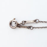 【6jfb0014】ティファニー ネックレス オープンハート シルバー925【中古】レディース