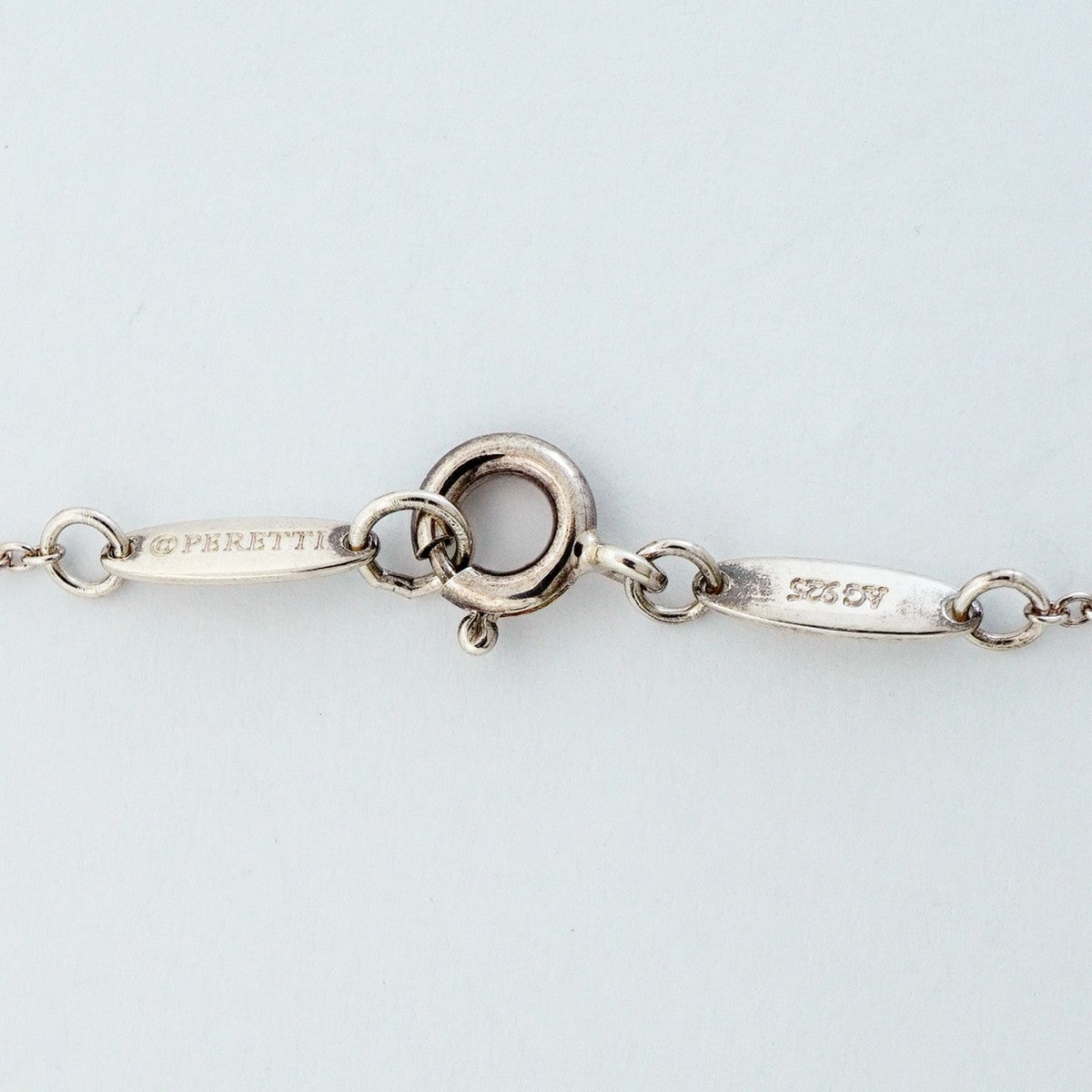 【6jfb0016】ティファニー ネックレス オープンハート シルバー925【中古】レディース