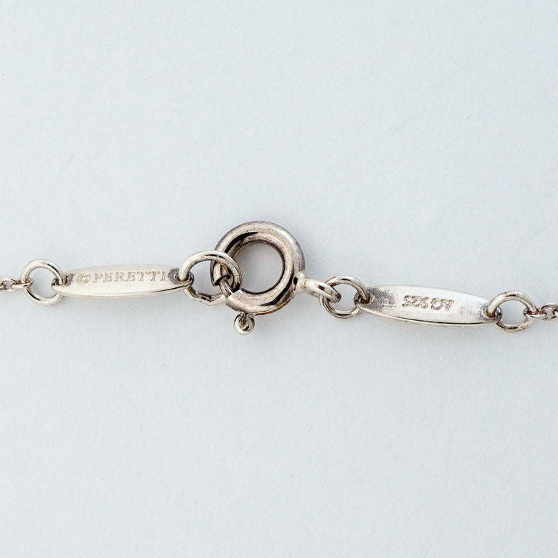 【6jfb0016】ティファニー ネックレス オープンハート シルバー925【中古】レディース