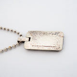 【6jfb0017】ティファニー ネックレス アトラス プレート/ボールチェーン シルバー925【中古】レディース