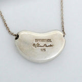 【6jfb0033-k】ティファニー ネックレス ビーン シルバー925【中古】レディース