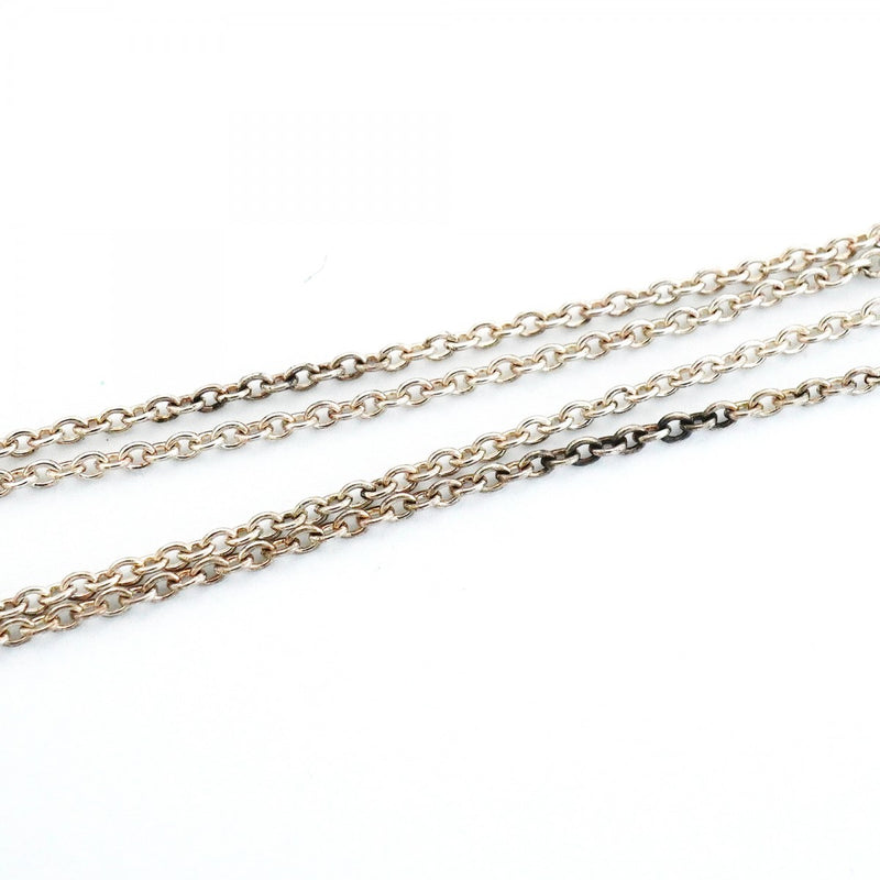 【6jfb0033-k】ティファニー ネックレス ビーン シルバー925【中古】レディース