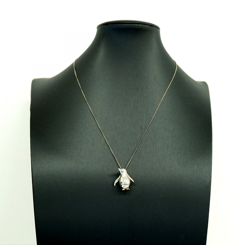 【6jfb0035-k】ティファニー ネックレス ペンギン シルバー925【中古】レディース
