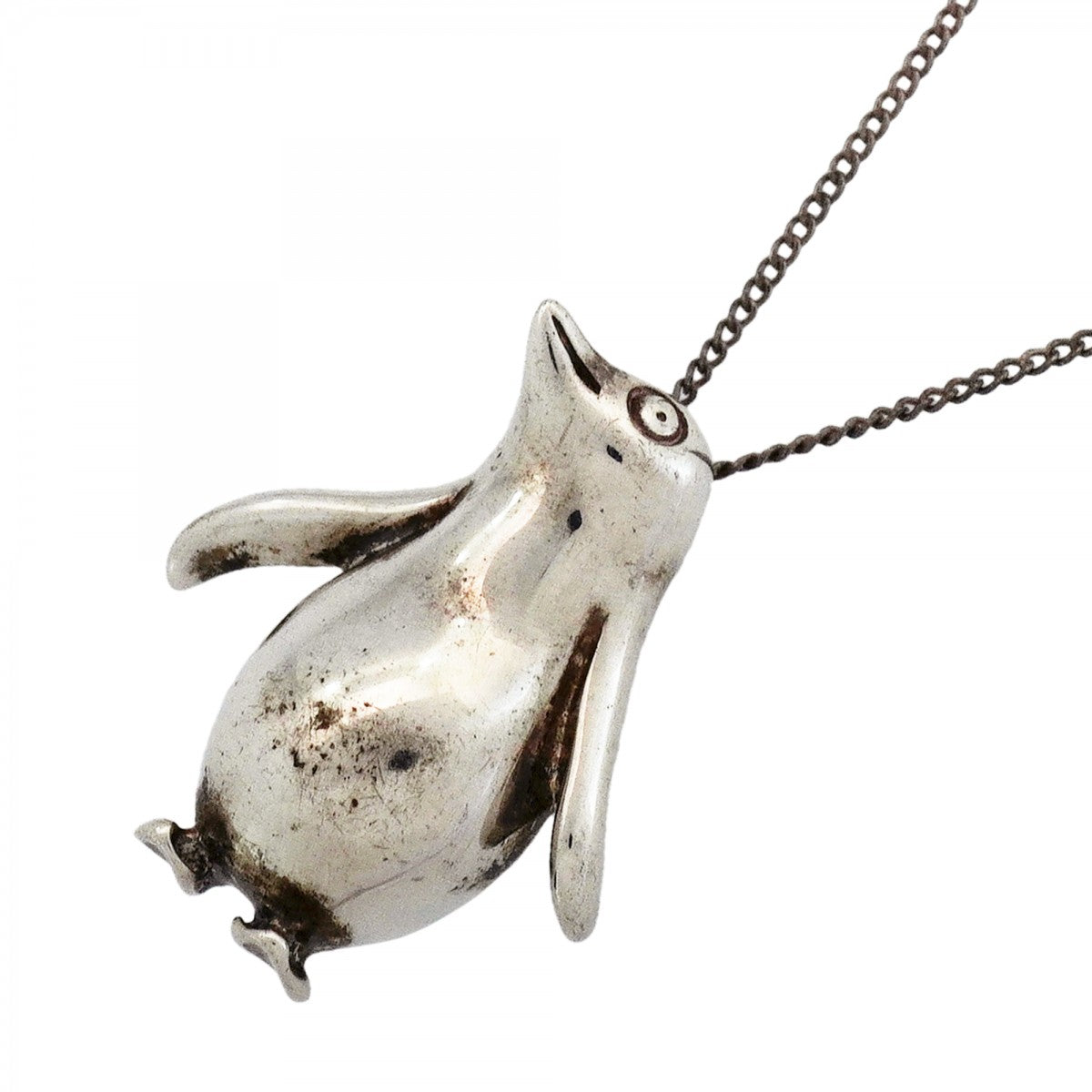 【6jfb0035-k】ティファニー ネックレス ペンギン シルバー925【中古】レディース
