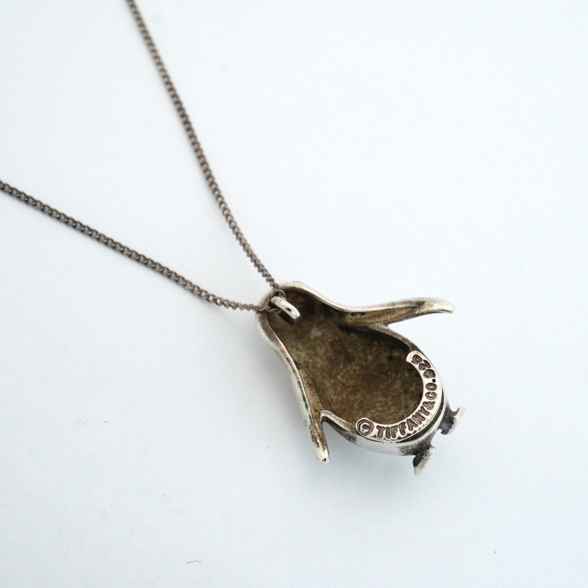 【6jfb0035-k】ティファニー ネックレス ペンギン シルバー925【中古】レディース