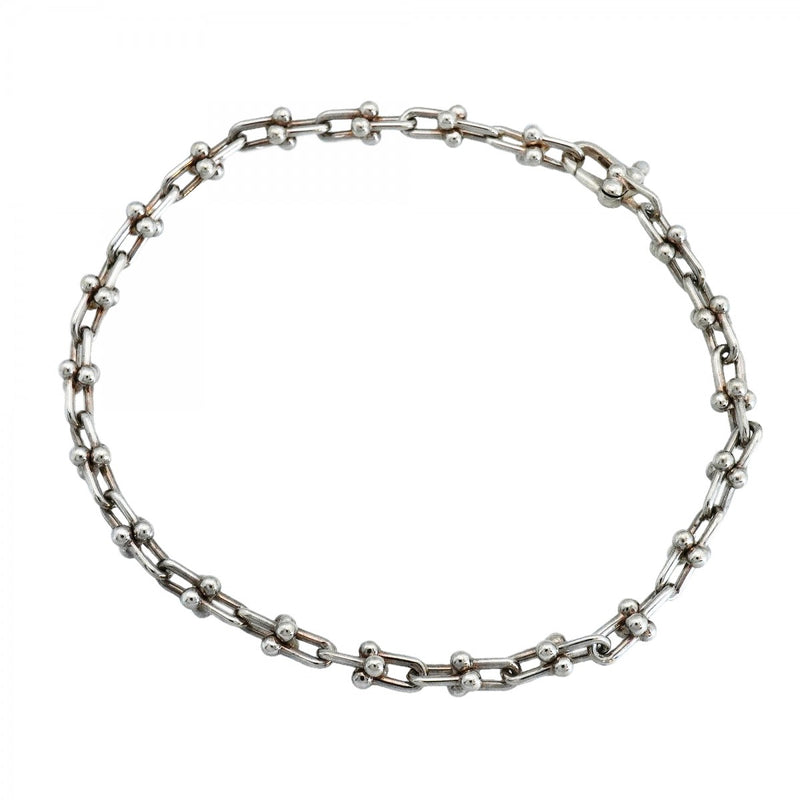 【6jfb0038-k】ティファニー ブレスレット ハードウェア/マイクロリンク シルバー925【中古】メンズ レディース ユニセックス